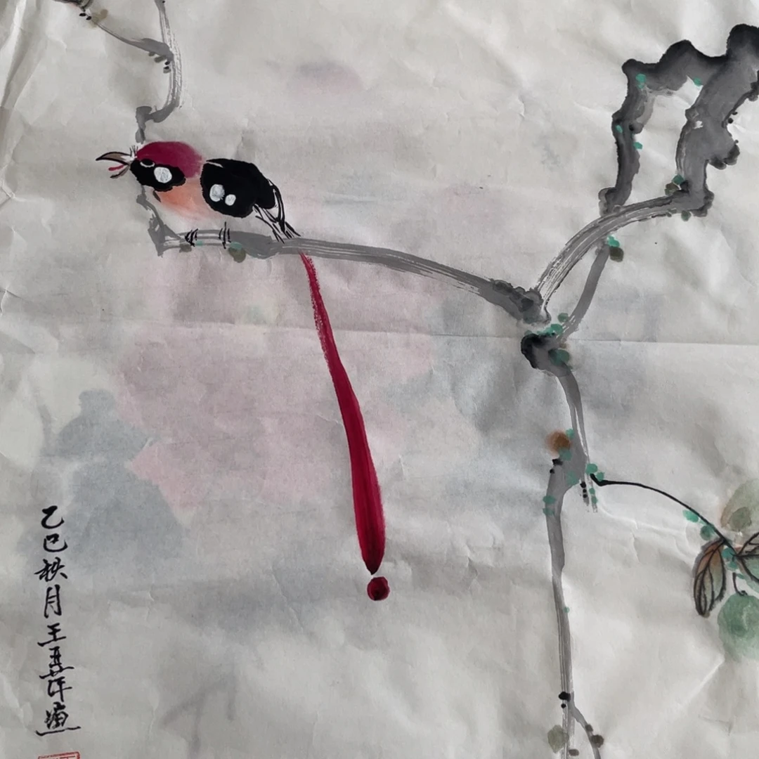 国画王亚萍老师绘画