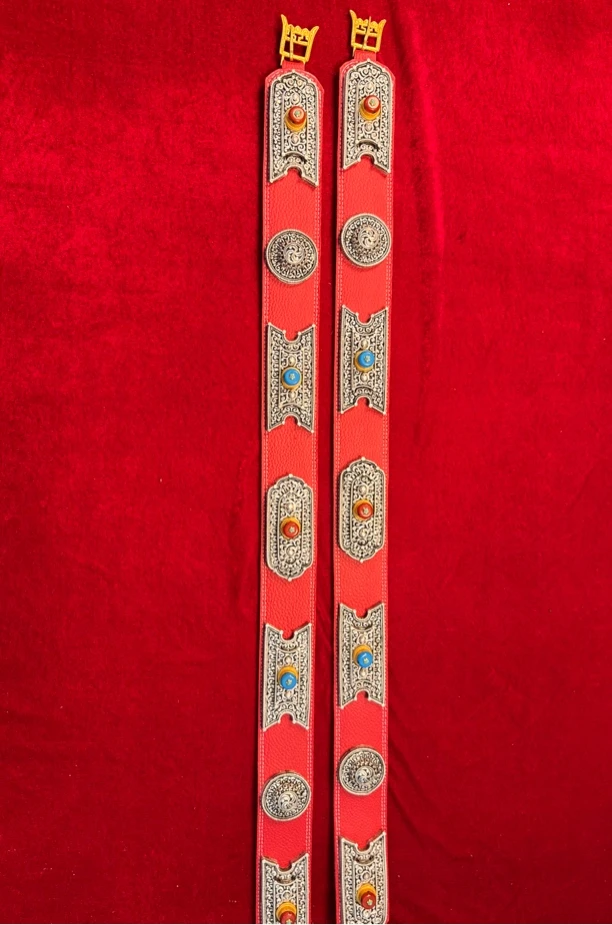 藏族民族精品白铜镀银挂件