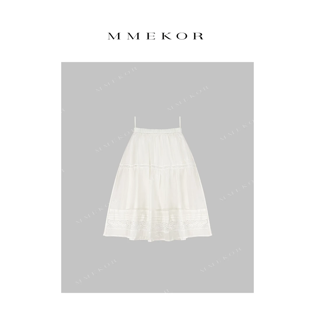 MMEKOR“甜贝半裙”2025新款活力常青藤百搭半身裙 67279