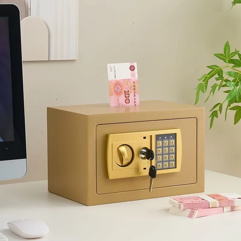 全钢保险柜家用小型防盗入墙隐形迷你小型防盗机械密码解锁保险箱