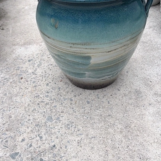 紫砂花盆高度26口径23