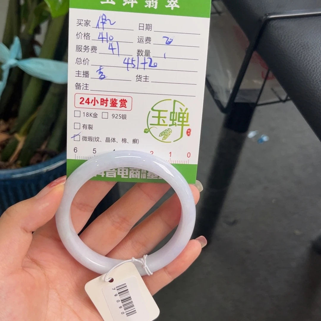 伊***蕊未镶嵌手镯翡翠手镯