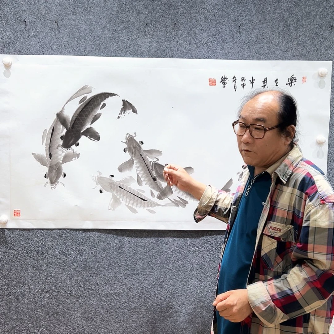 国画纯手绘系列画心