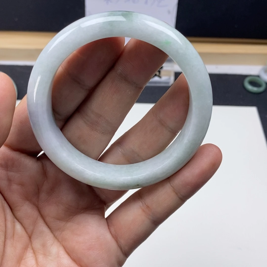 翡翠未镶嵌手镯58.2