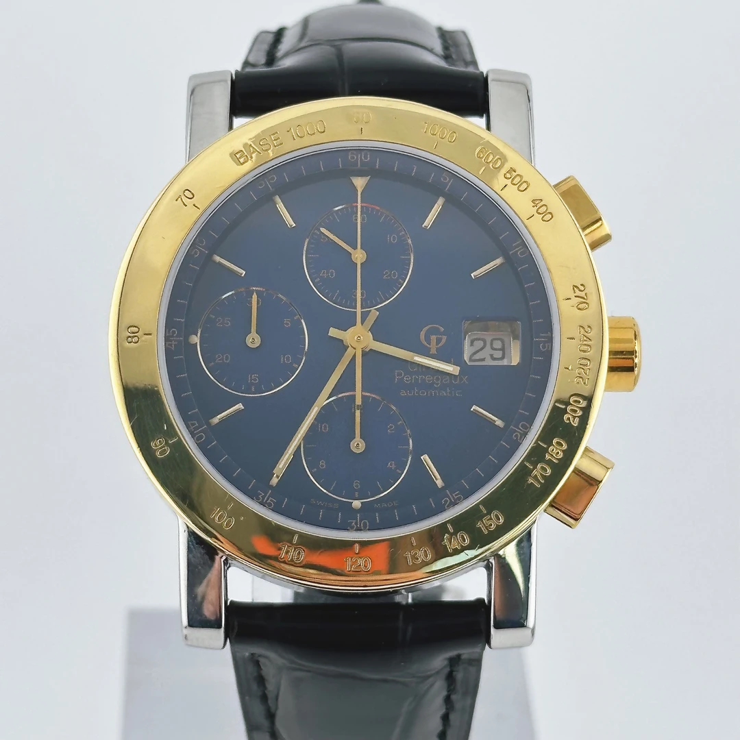 95新 Zhibai/芝柏 GP7000/38mm/自动机械/男士腕表/经典/名表