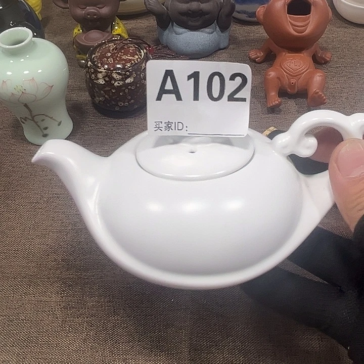 莉***瓷片茶摆件工艺品摆件666
