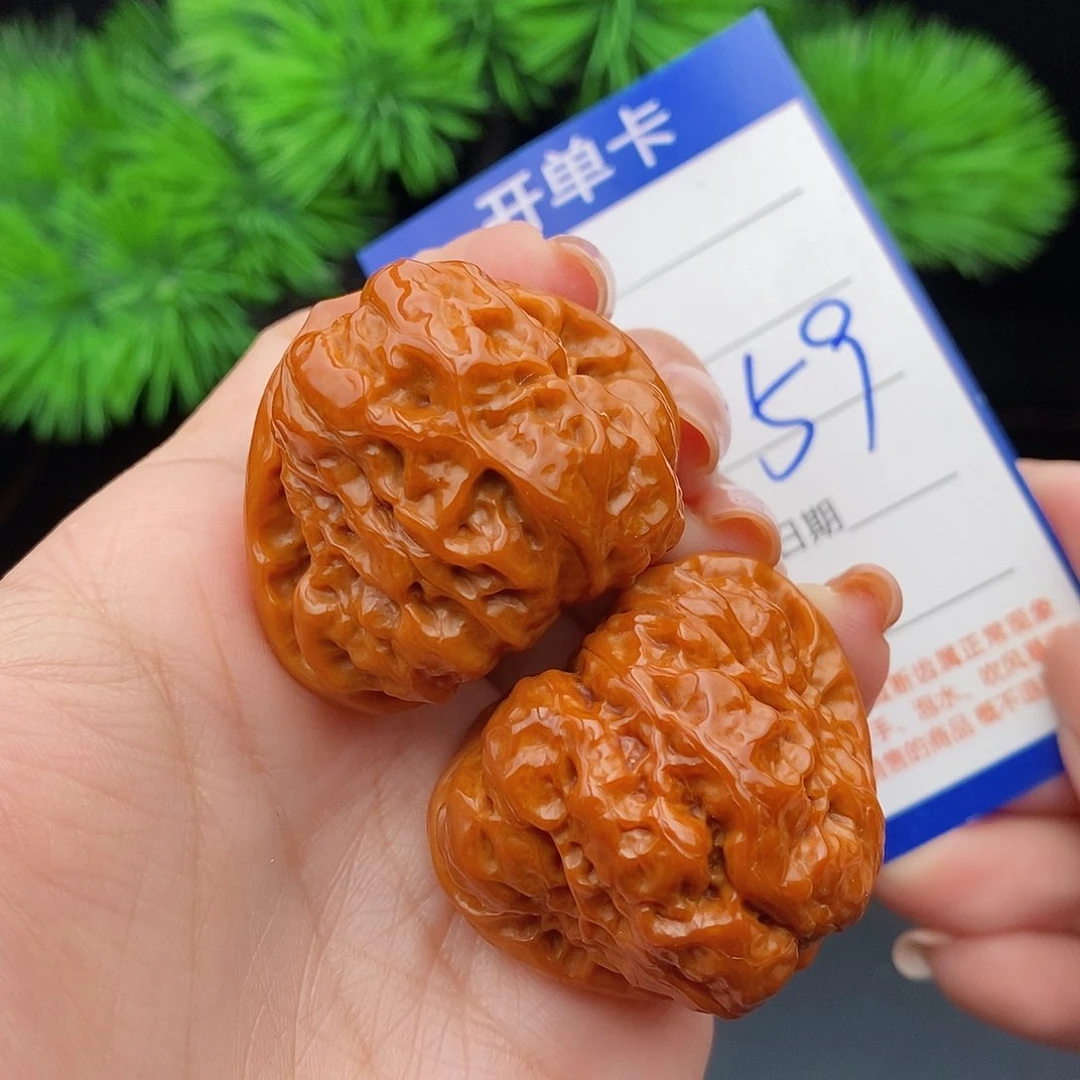 文玩核桃把件39蛤蟆头59