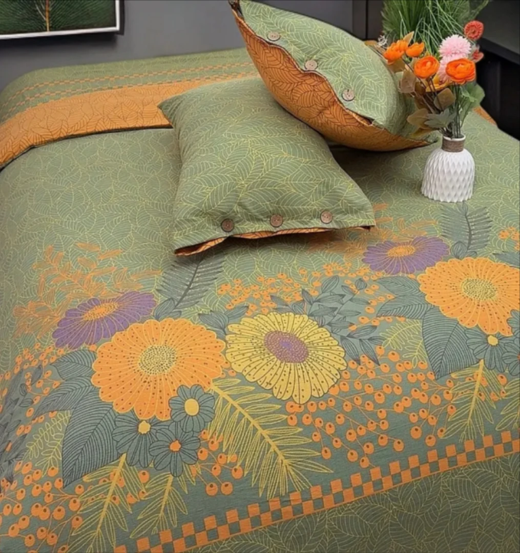 高端轻奢夏被四件套--秋日暖阳