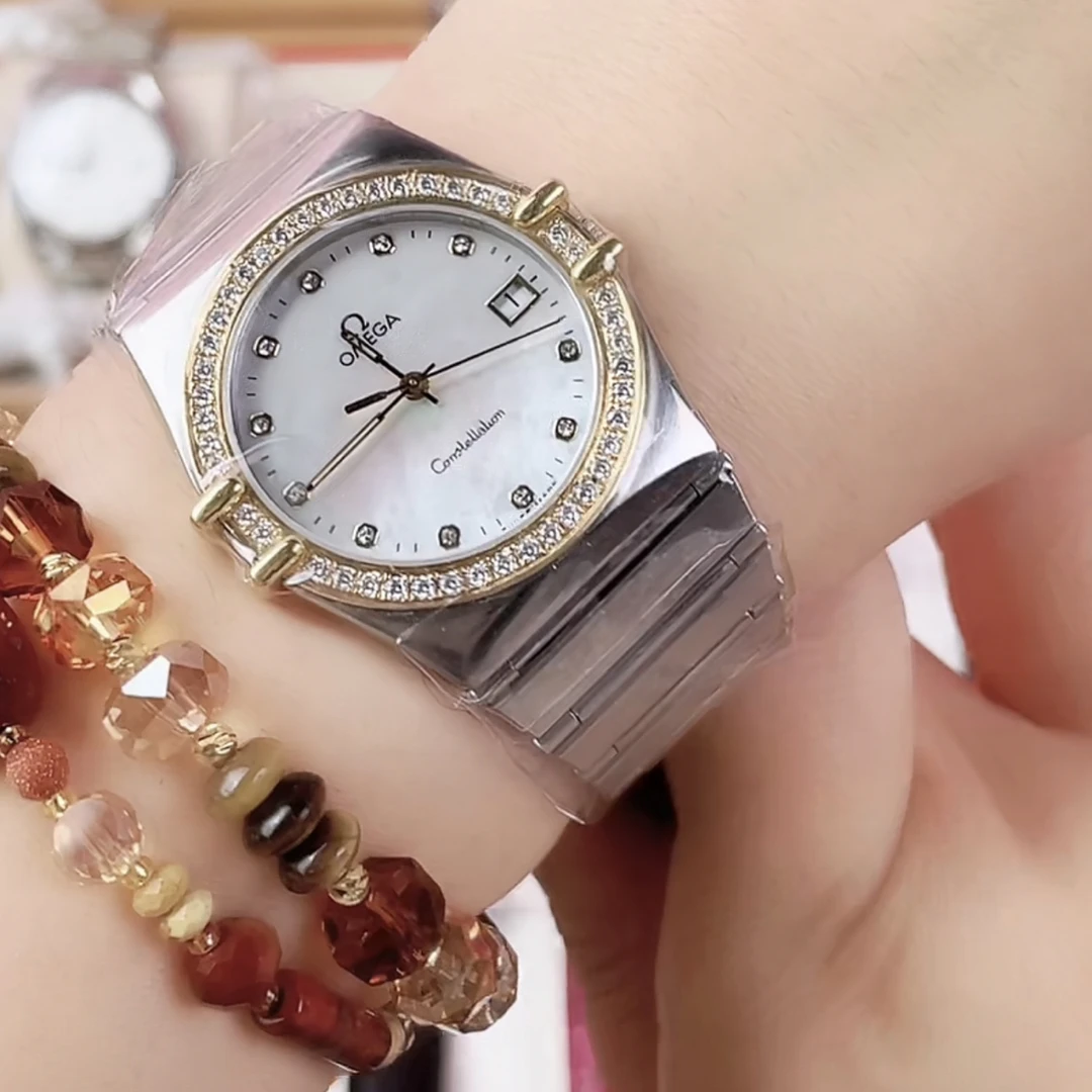 95新 Omega/欧米茄 32.5盘/星座系列/石英/后钻/后配盘/44770