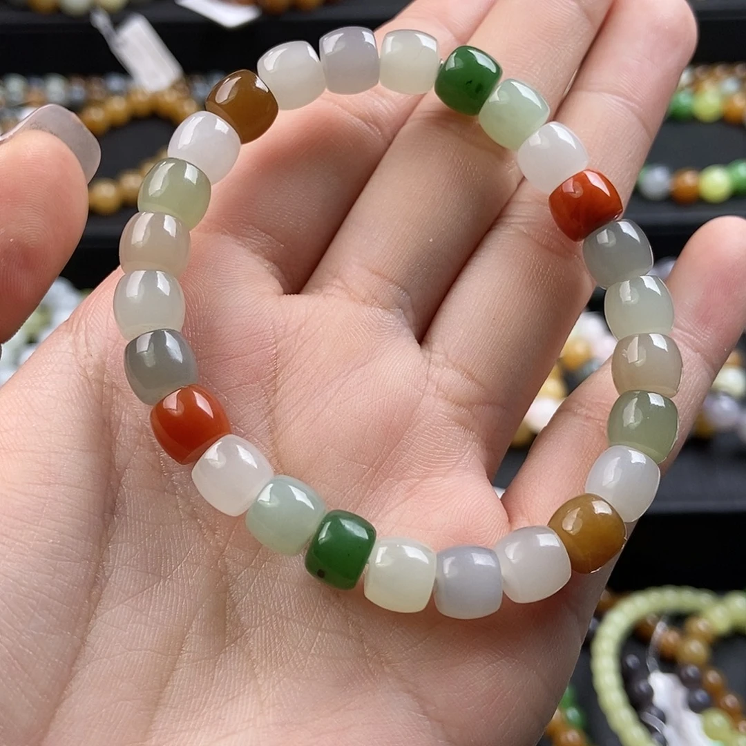 和田玉未镶嵌手链