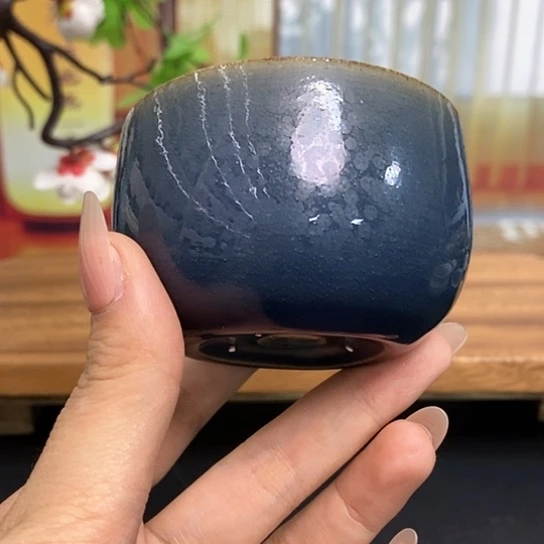 杯柴烧手工禅定杯