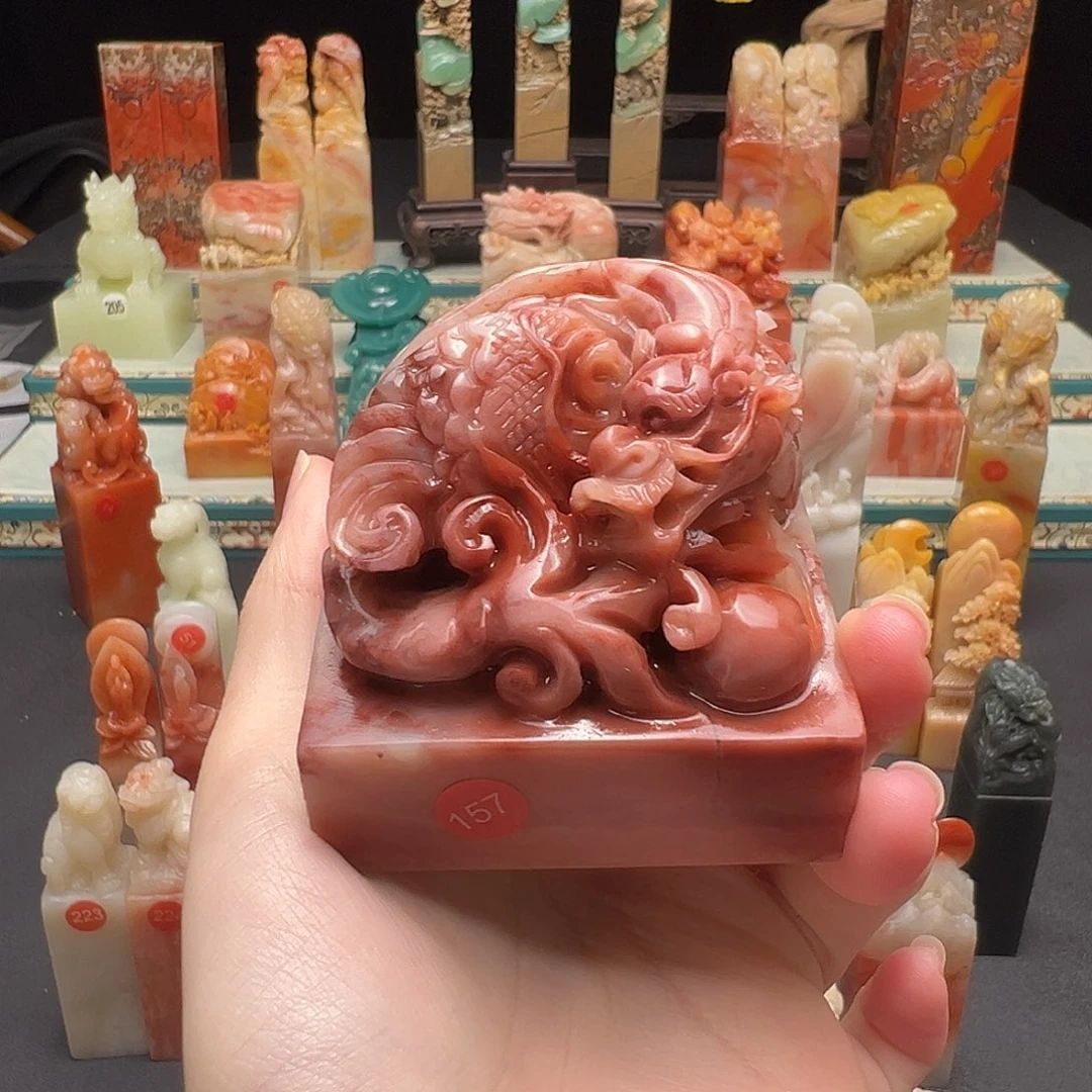 寿山石印石手工制作