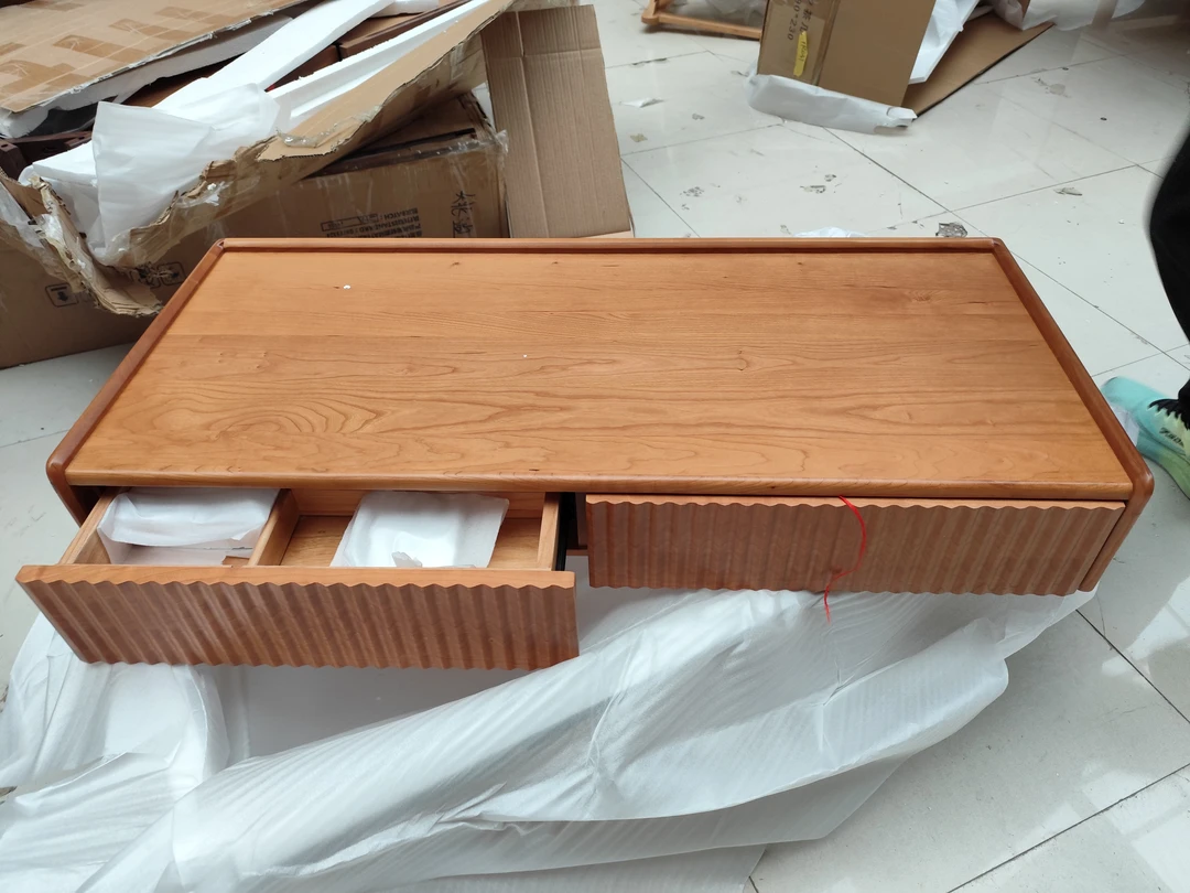 化妆桌 上座 樱桃木 100*42 瑕疵无售后 yh83