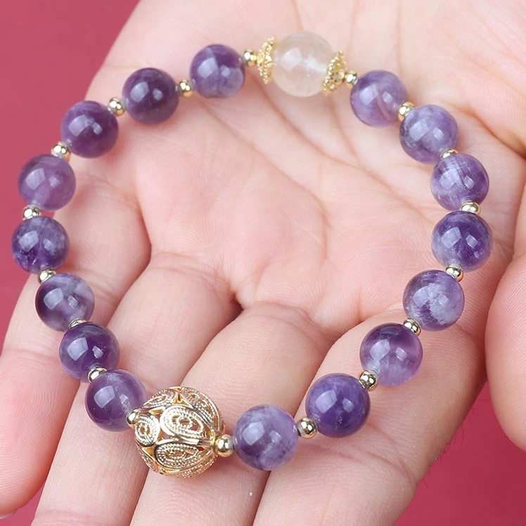 合成金属仿水晶手链 手串高级感中国风手链轻奢时尚百搭小众梦幻