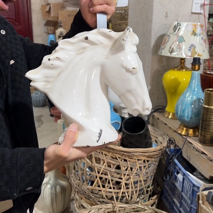 摆件高25宽32公分微瑕捡漏做旧款