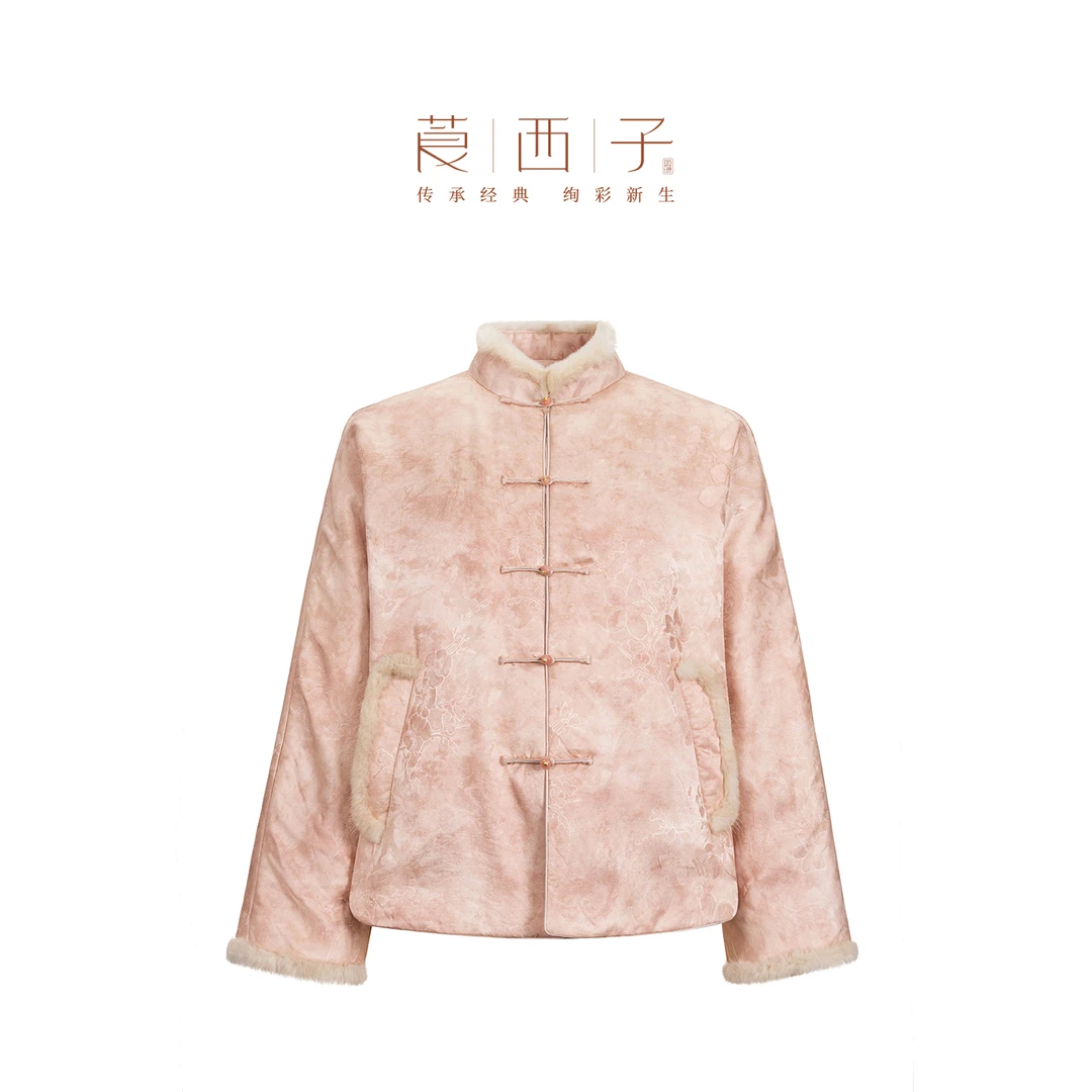 【云霓】立领中式贵气轻便棉衣民国风保暖百搭气质名媛风设计师棉服