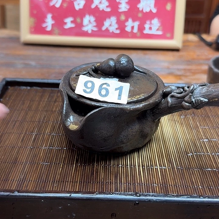 纯手工制作粗陶茶具