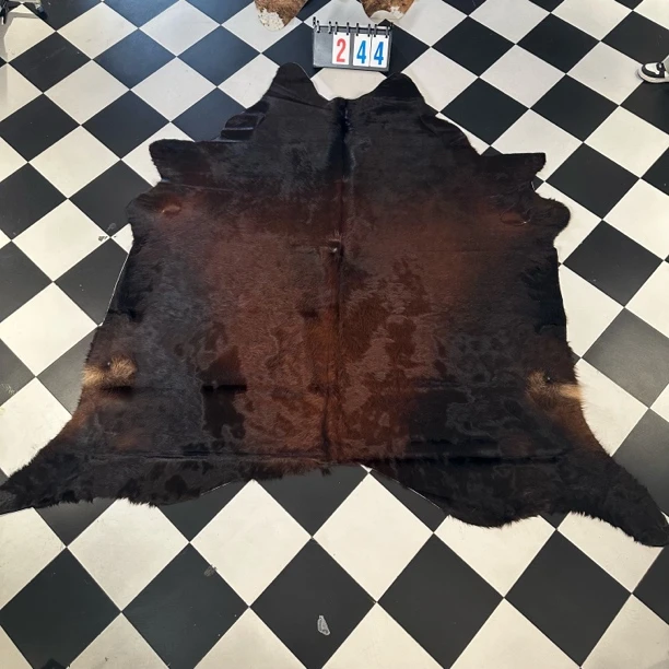 【本尼家】K244 240*235专拍牛皮地毯家用轻奢