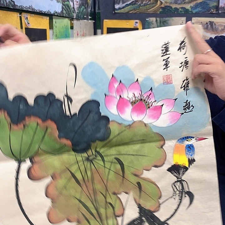 国画国画作品手绘