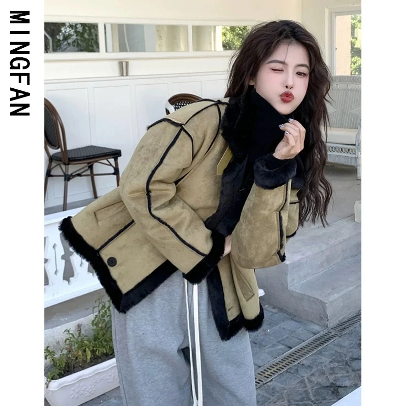 《现货》2024新款棉服外套女设计感3073