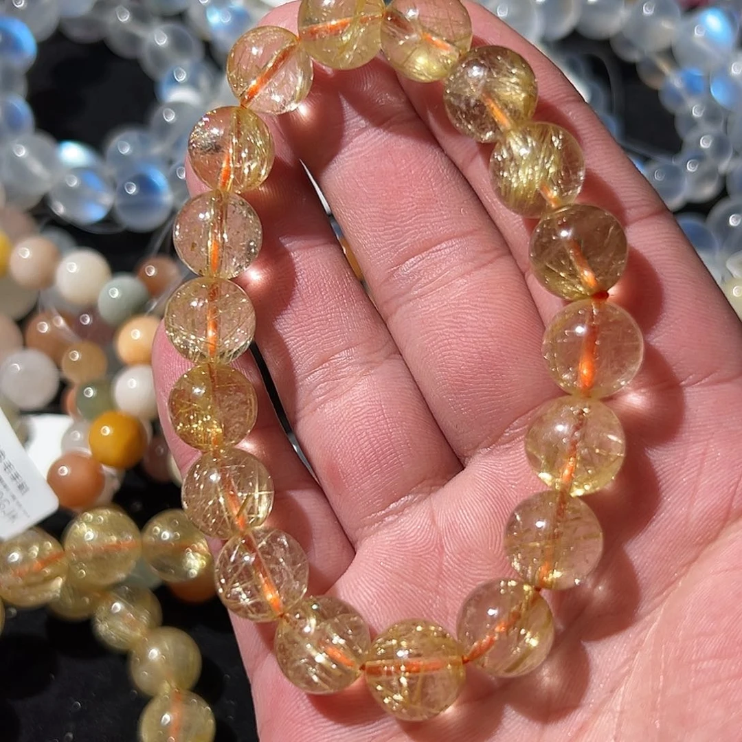 未镶嵌手链水晶12m金发