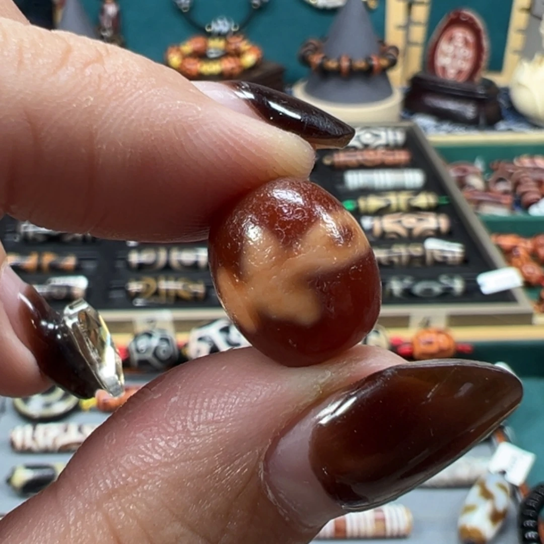 玛瑙/玉髓未镶嵌珠宝半成品金蟾贵人达洛13.8✖️11:9