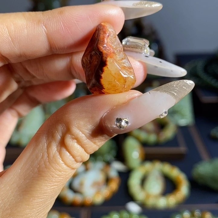 和田玉未镶嵌吊坠(不含链)