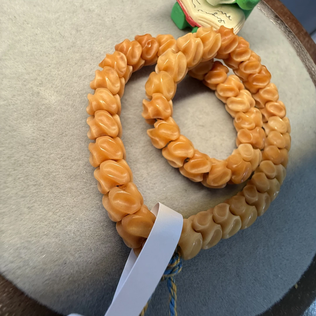 《时屹》保真龙脊菩提手持龙骨串x8(有缩尺带月建议勿拍)