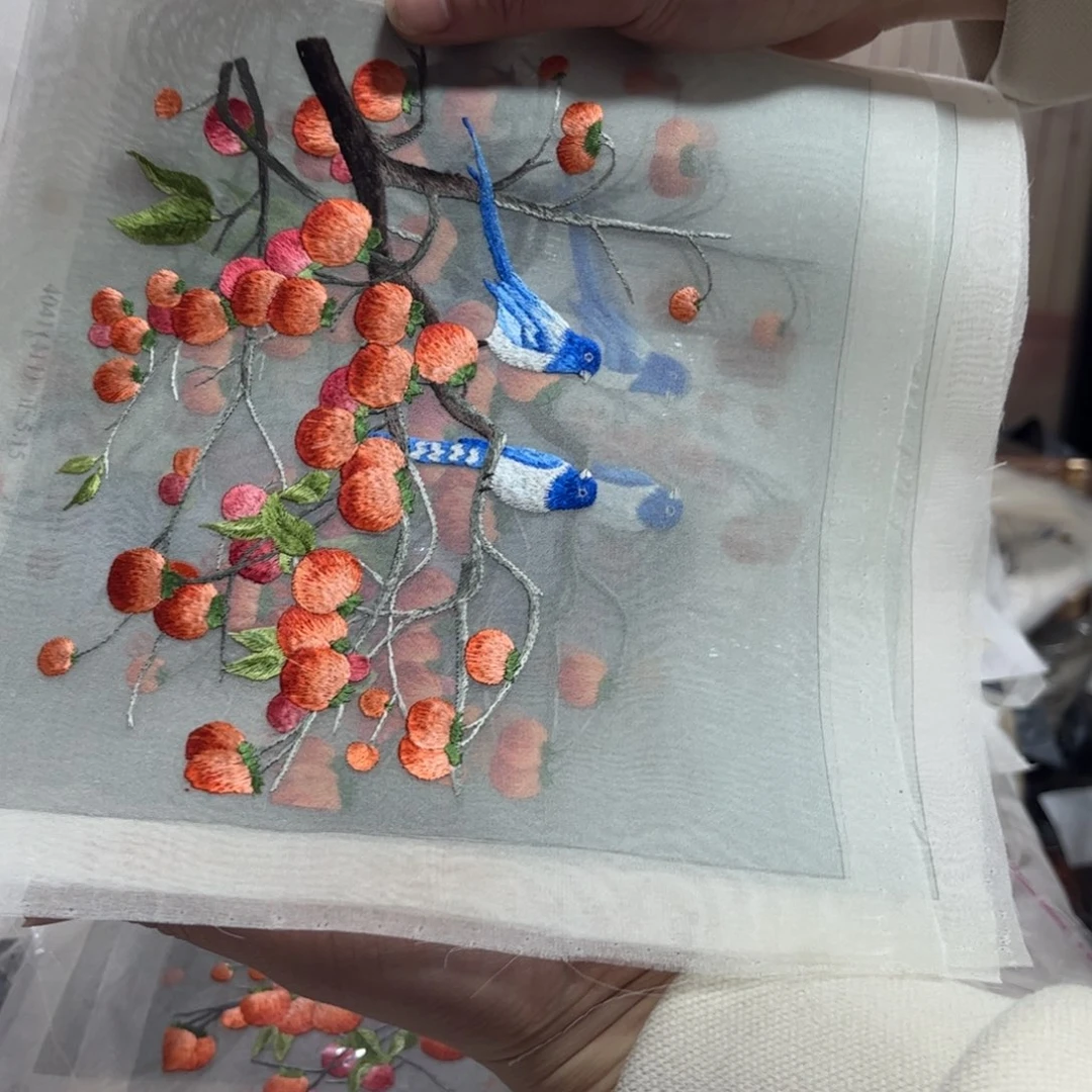 织绣纯手工制作方法是