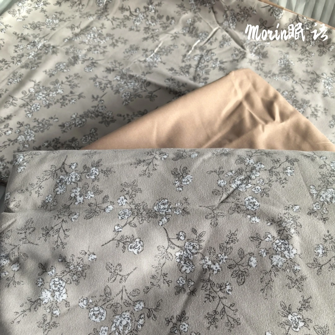 【法式复古碎花】针织双层纱AB款法式床品套件超柔四件套床上用品