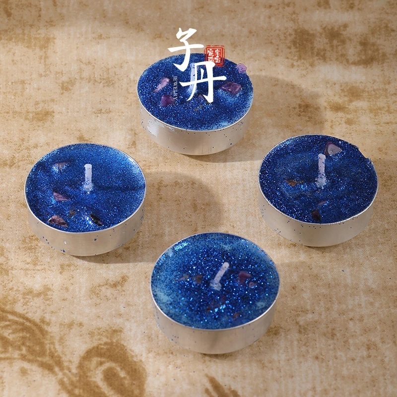 【子丹晶缘】蓝色蜡烛 （多样性发/发一对）J1-493