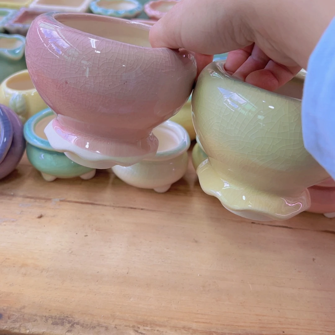 陶瓷花盆当场凑满12包邮