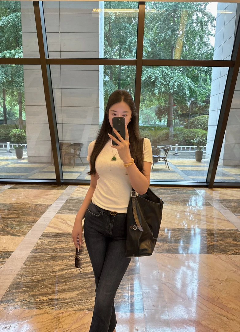 南油小众设计师限量版小脚高弹蛇纹牛仔裤休闲修身显瘦高腰九分裤