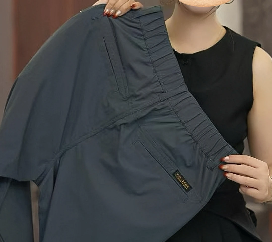 高端男士-夏季薄款透气战术型软壳工装休闲裤宽松直筒裤5113户外