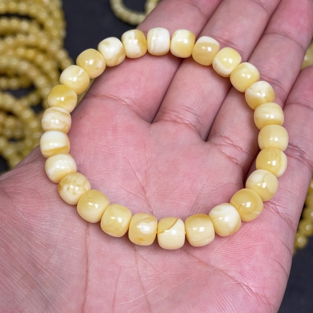 蜜蜡未镶嵌裸石蜜蜡手串8.5mm