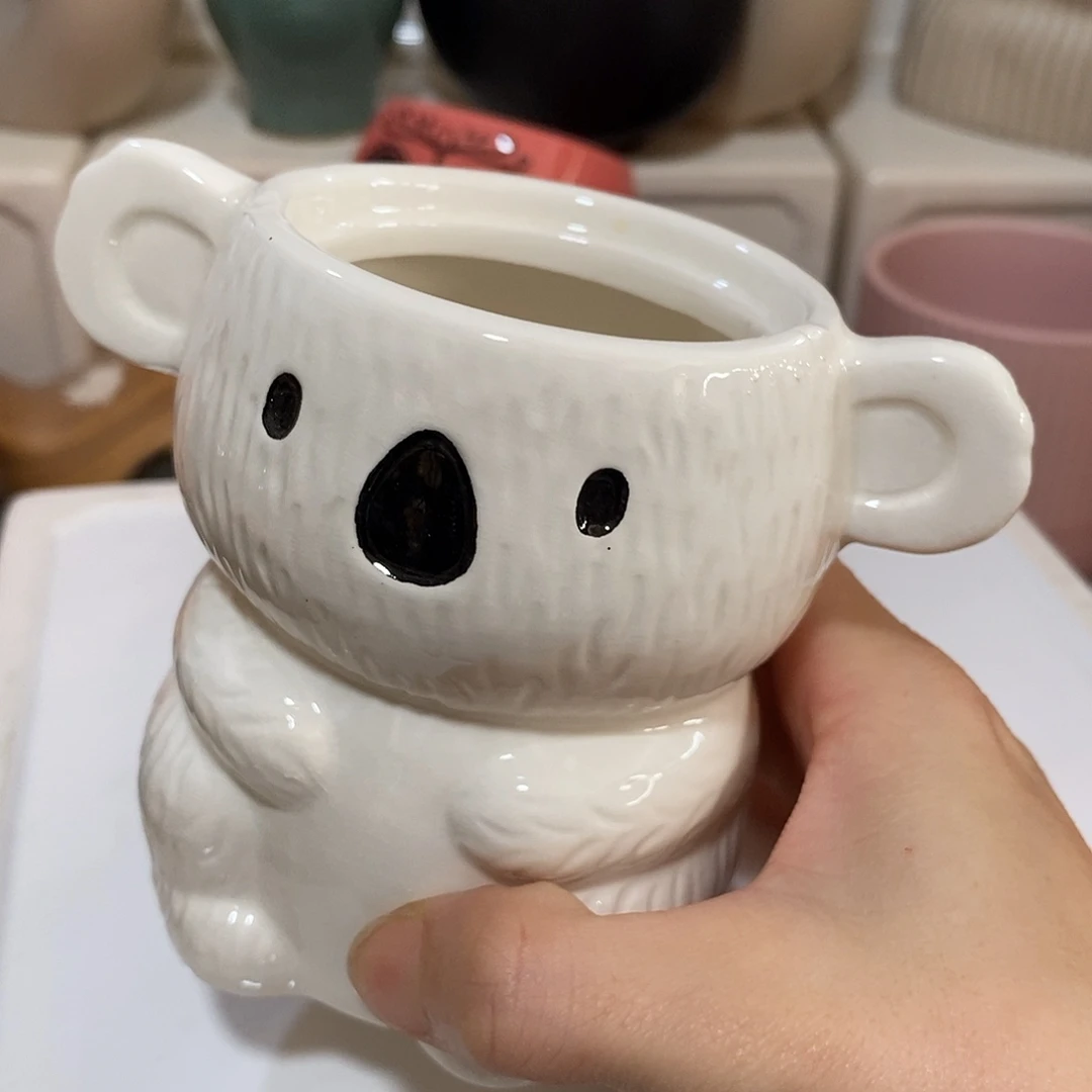 杯子陶盆有孔 瑕疵介意勿拍