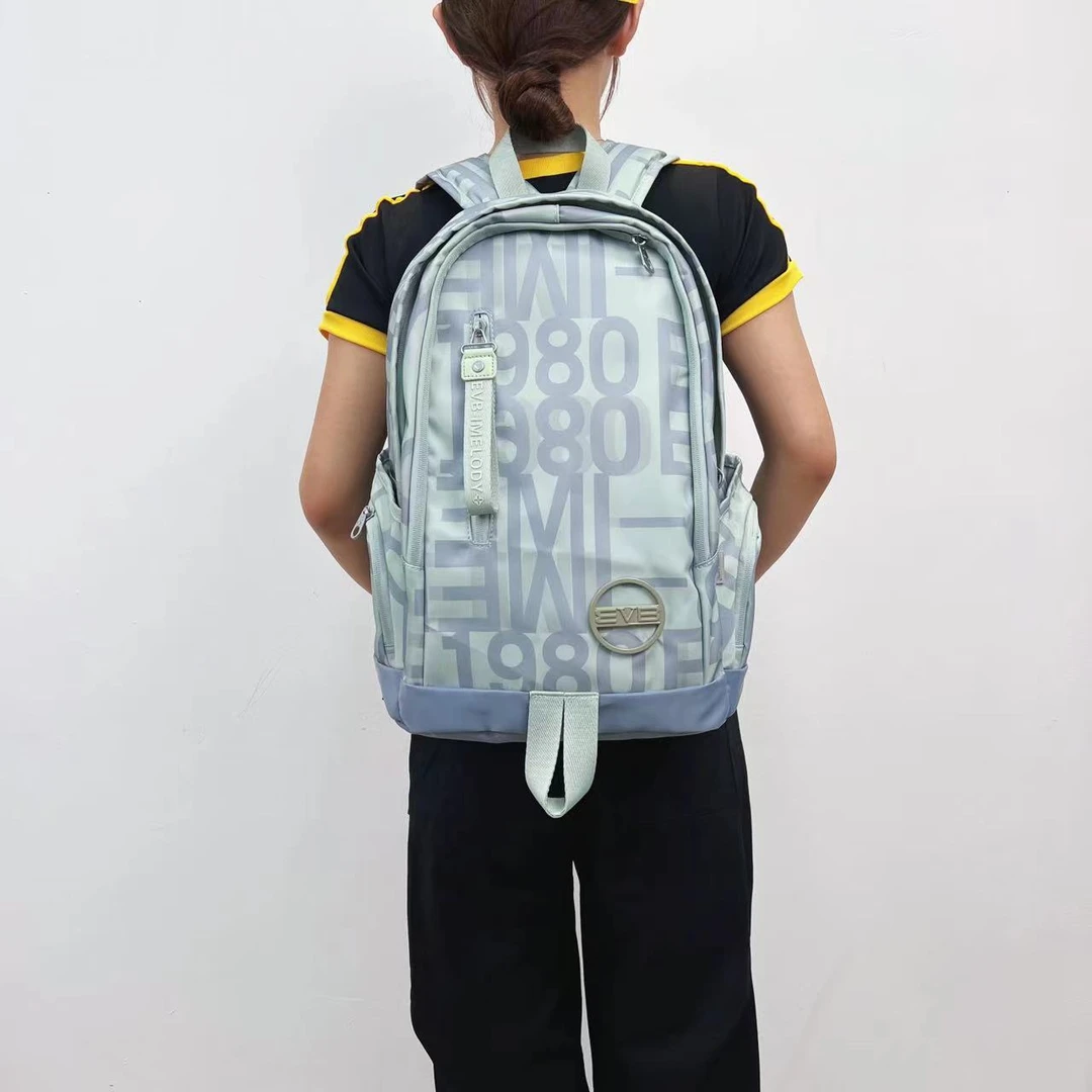 EVB新款双肩包ins简约韩版大容量双肩背包高颜值百搭大容量休闲包