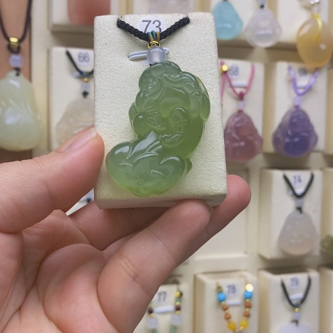 合金长石玉颈饰多样性天然玉石
