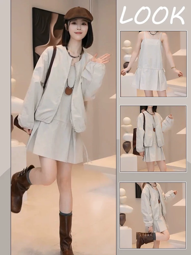 浮力款2025高端欧货 裙子➕外套两件套  018