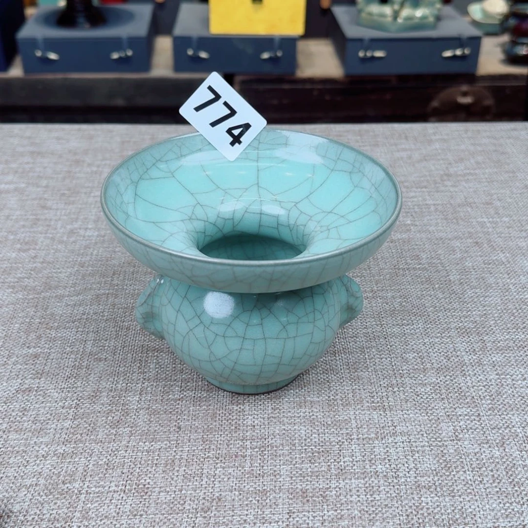 摆件陶瓷旧藏摆件