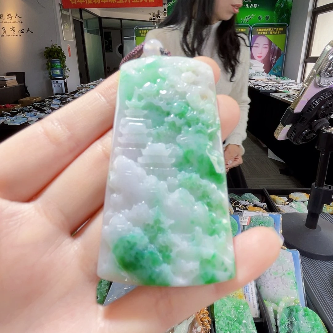 颈饰未镶嵌翡翠翡翠