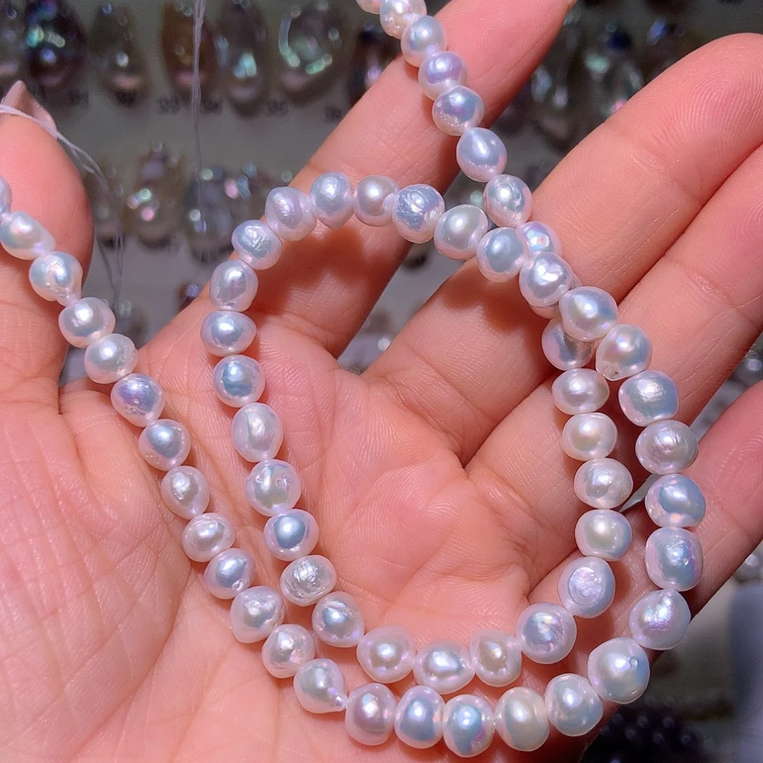 淡水珍珠手串银S925镶嵌