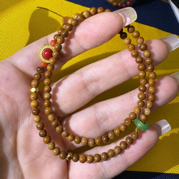 异域风情库克女款静心宝石古风长手串