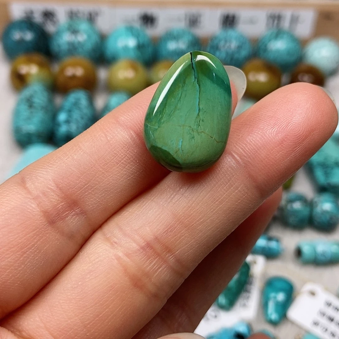 未镶嵌绿松石珠宝半成品