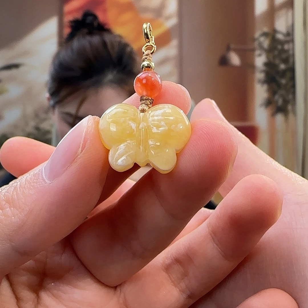 蜜蜡未镶嵌吊坠(不含链)