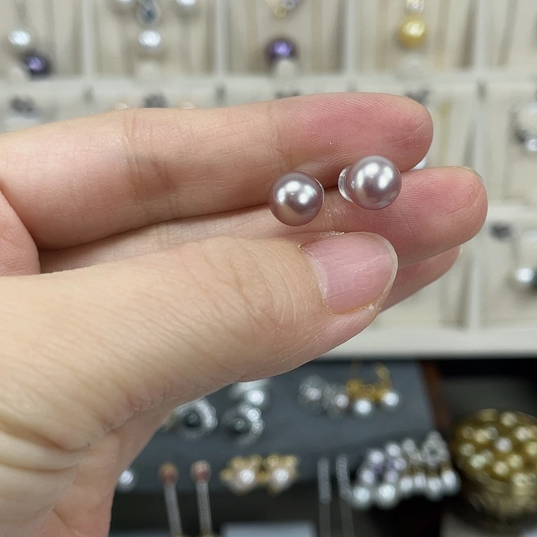 淡水珍珠颈饰银S925镶嵌