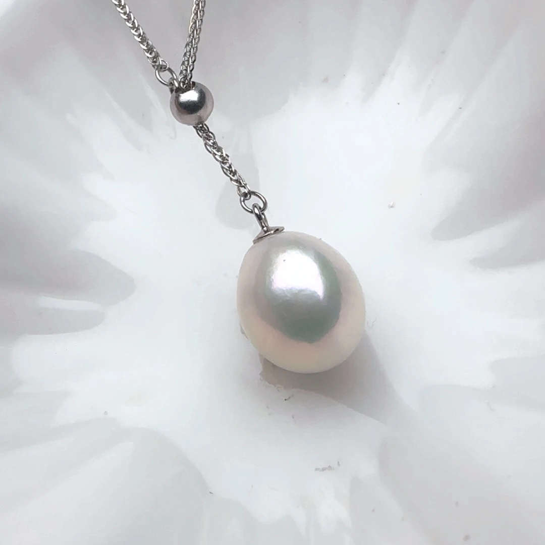 颈饰淡水珍珠银S925镶嵌