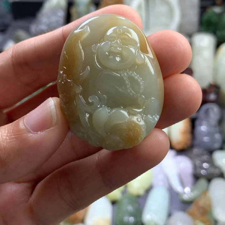 颈饰未镶嵌和田玉