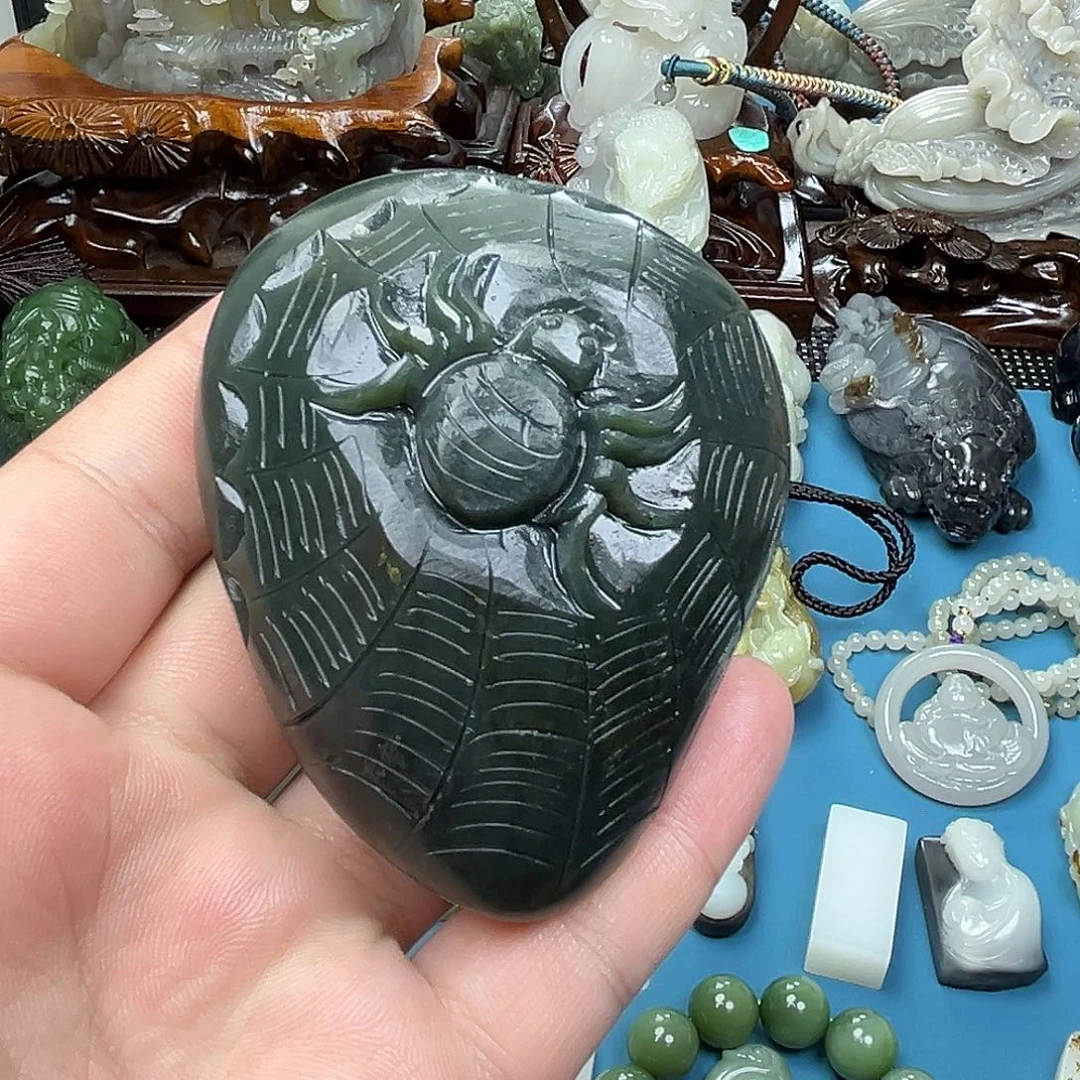 和田玉未镶嵌挂件