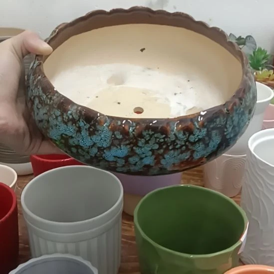 陶瓷花盆凑满12发货